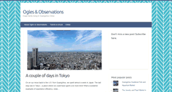 Desktop Screenshot of oglesandobservations.com
